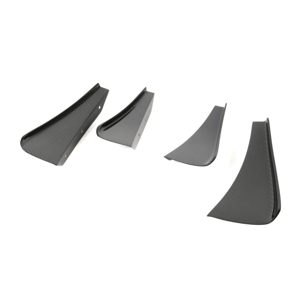 Dodge Viper Coupe Carbon Fiber Front Bumper Canards 2013-2017