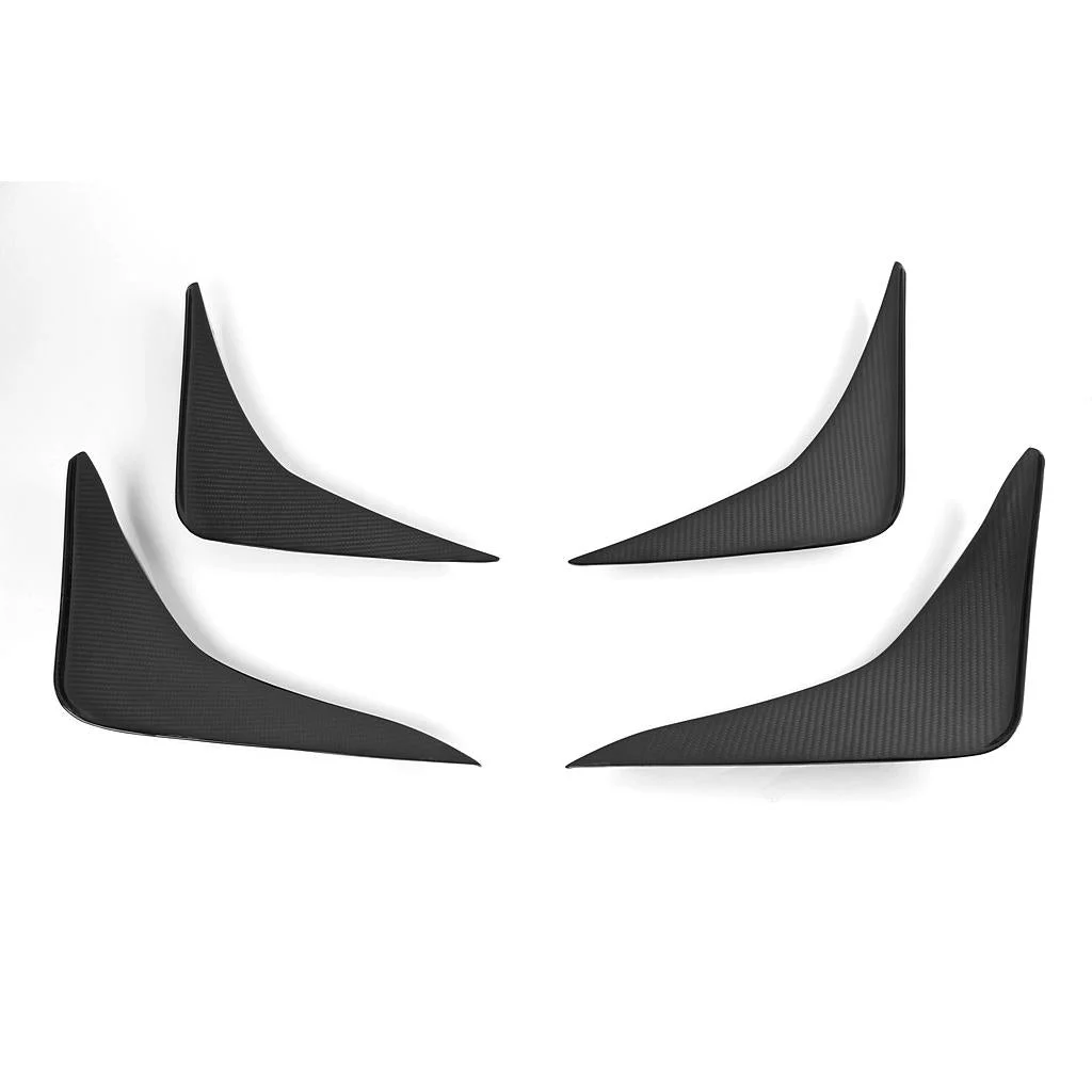 Nissan GTR R35 Front Bumper Carbon Fiber Canards 2012-2016