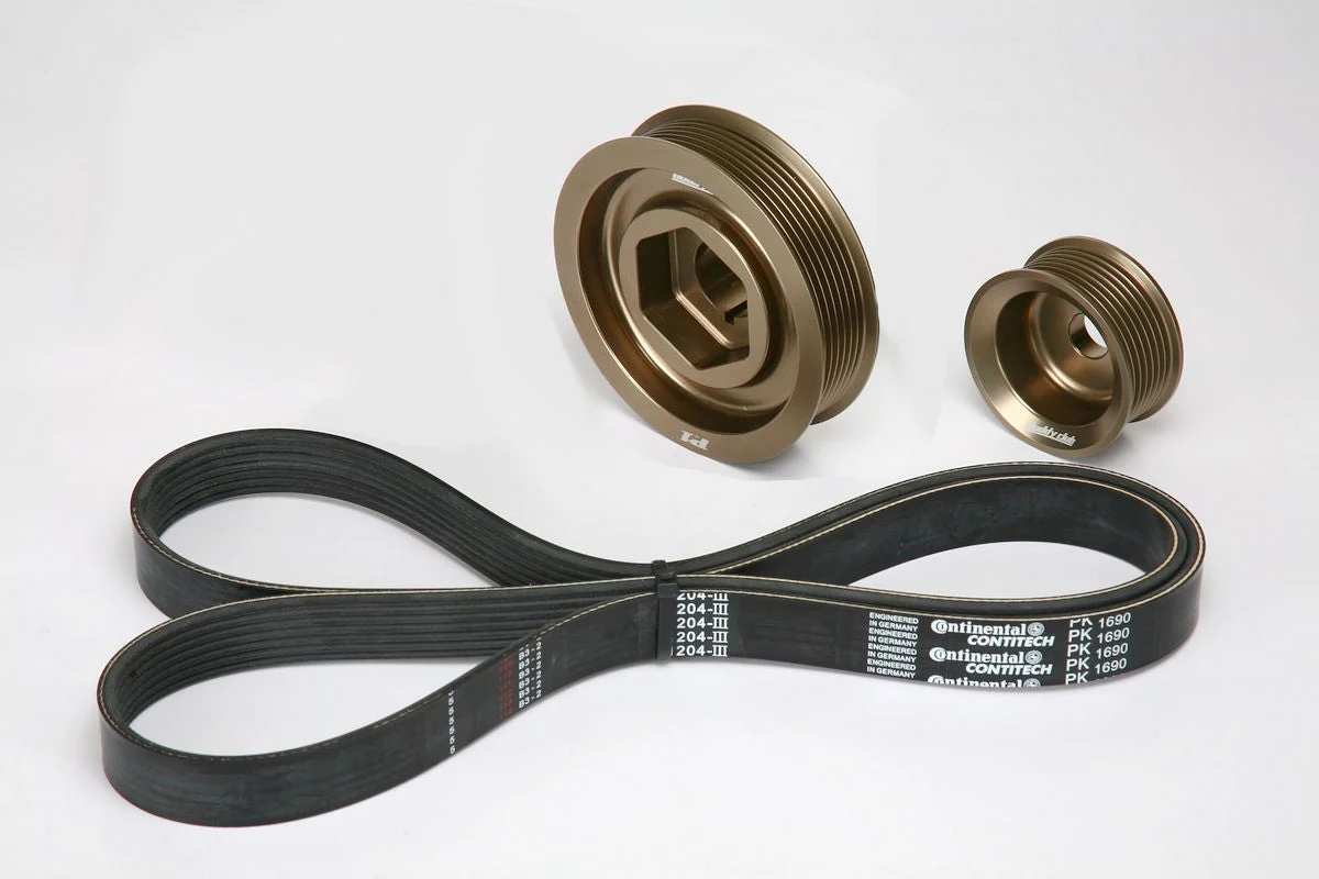 Buddy Club - P1 Lightweight 2 Pulley Set TSX 09-13, Civic 12-15 w/o AC K24Z3, K24Z7 (BC05-P1PK24Z3-B)