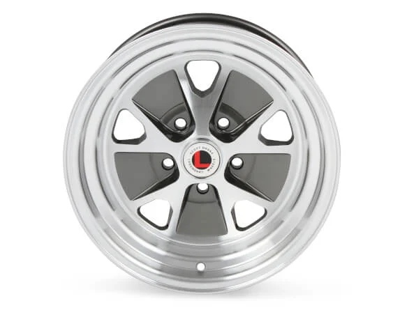 Legendary Wheels Styled  - 17 x 7 in. - 5 x 4.5 - 4.25 BS - Charcoal/Machined 'LW20-70754B
