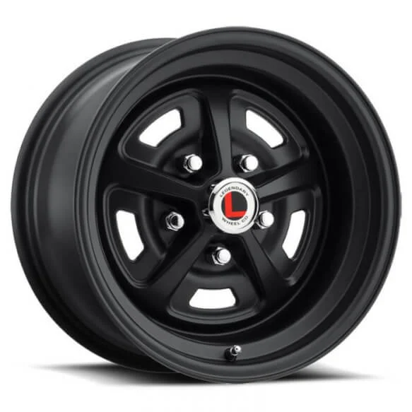 Legendary Wheels Magnum 500 - 17 x 7 in. - 5 x 4.5 - 4.25 BS - Stealth Black 'LW50-70754E