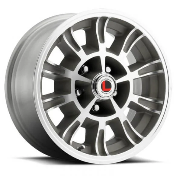 Legendary Wheels GT6 - 15 x 7 in. - 5 x 4.5 - 4.25 BS - Clear Coat/Machined 'LW66-50754C