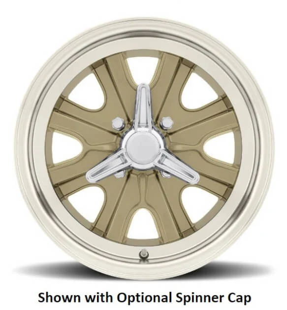 Legendary Wheels HB44 - 15 x 7 in. - 4 x 4.5 - 4.25 BS - Gold Haze 'LW90-50744F