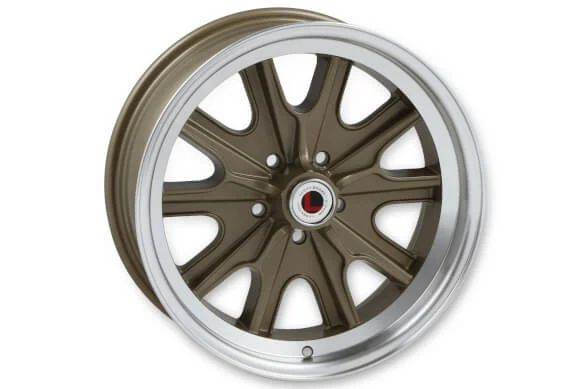 Legendary Wheels HB45 - 15 x 7 in. -  5 x 4.5 - 4.25 BS - Gold Haze 'LW90-50754F
