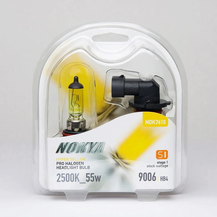 Nokya Hyper Yellow Pro Halogen Headlight Bulb 9006
