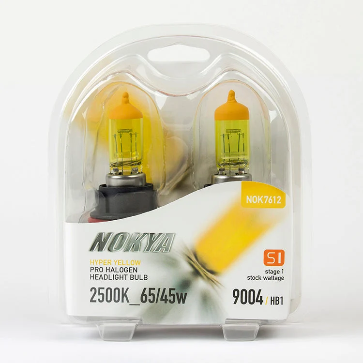 Nokya Hyper Yellow Pro Halogen Headlight Bulb 9004
