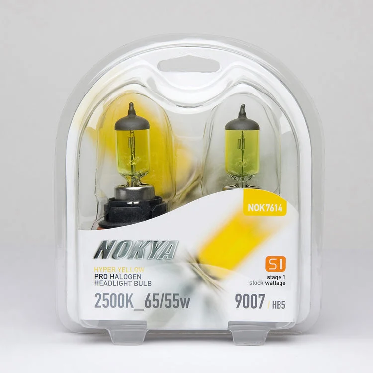 Nokya Hyper Yellow Pro Halogen Headlight Bulb 9007