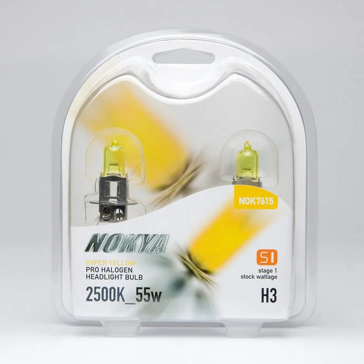 Nokya Hyper Yellow Pro Halogen Headlight Bulb H3