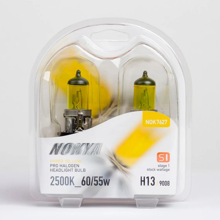 Nokya Hyper Yellow Pro Halogen Headlight Bulb H13