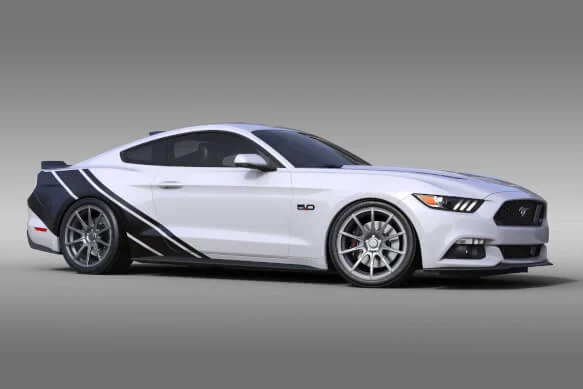 OG Innovations Rally Stripe Graphics Coupe Satin Black