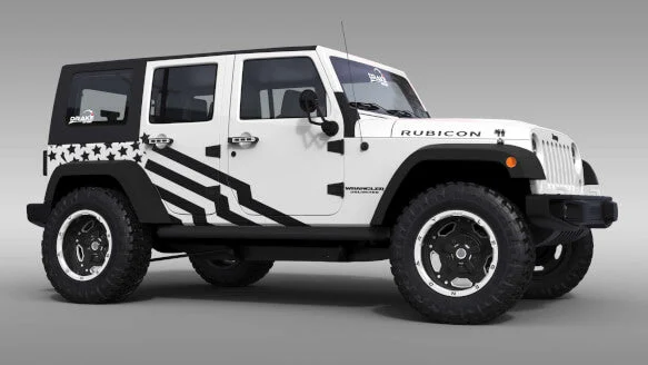 OG Innovations Starfighter Graphics Jeep Satin Black