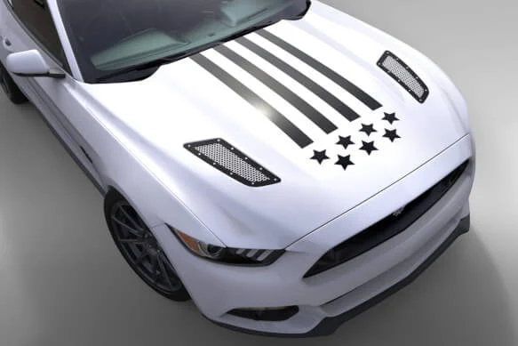 OG Innovations Stars & Stripes Graphics Satin Black