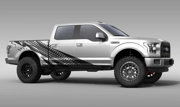 OG Innovations Tracer Graphics Truck  Satin Black