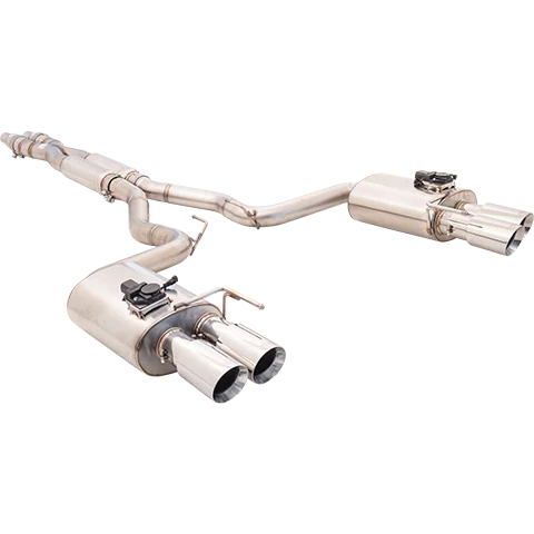 XForce Varex Valved Cat Back Exhaust | 2018-2021 Ford Mustang GT Convertible (ES-FM18-02-VMK-CBS)