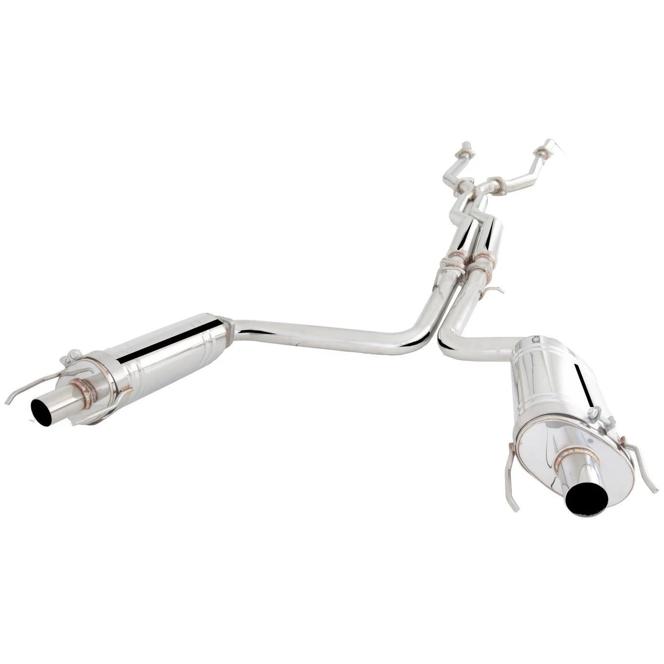 X-Force Twin 2.5" Cat-Back Exhaust | 2007-2013 Lexus IS F (ES-LISF-CBS)
