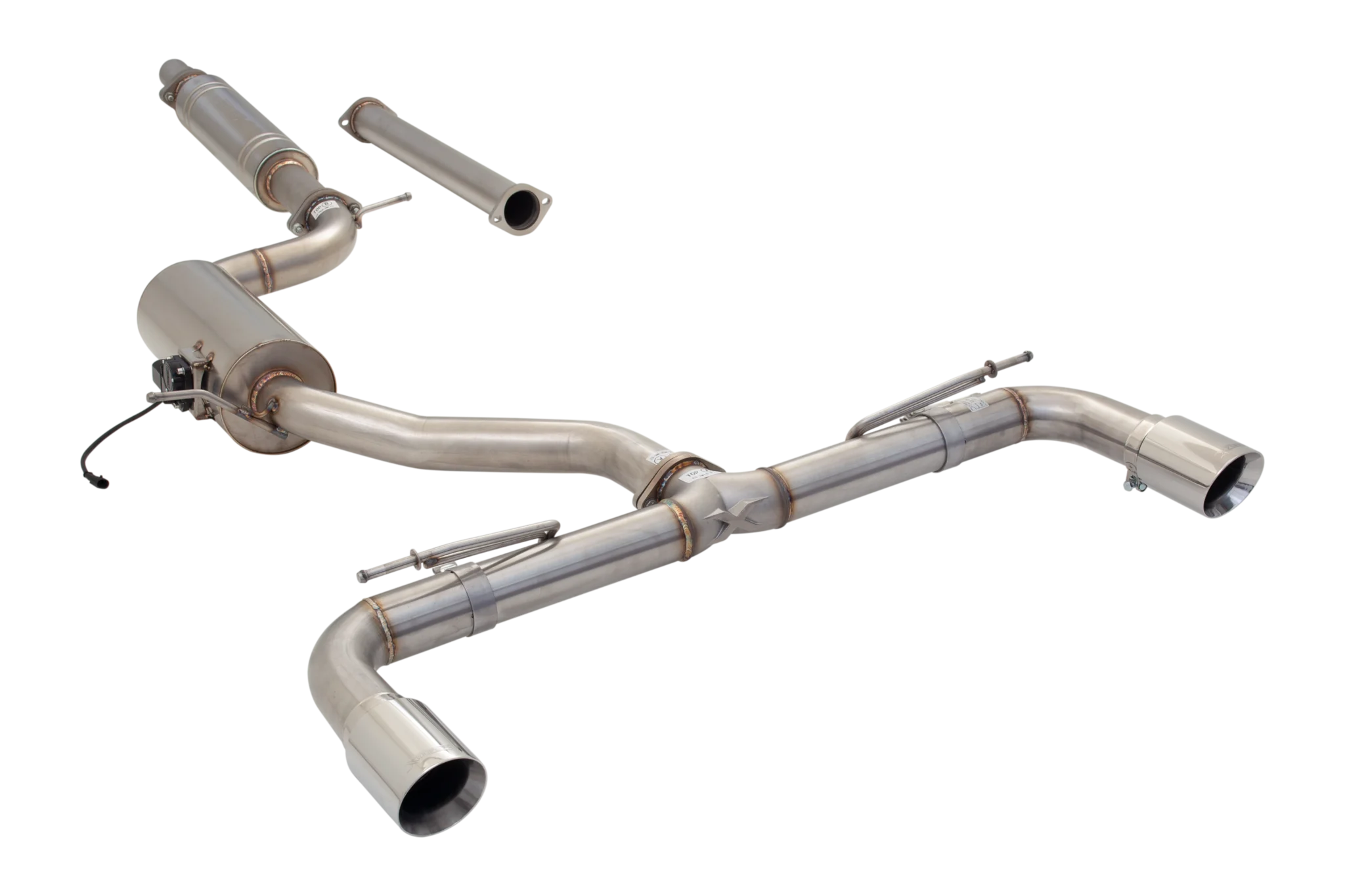 Xforce Catback Exhaust System With Varex Mufflers | 2022+ Volkswagen GTI Mk8 (ESVW10VKCS)