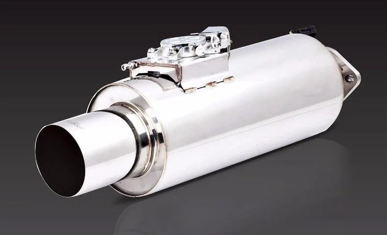 VAREX Universal Round Muffler 2.5" Inlet / 4" Tip (VMK2G-250)