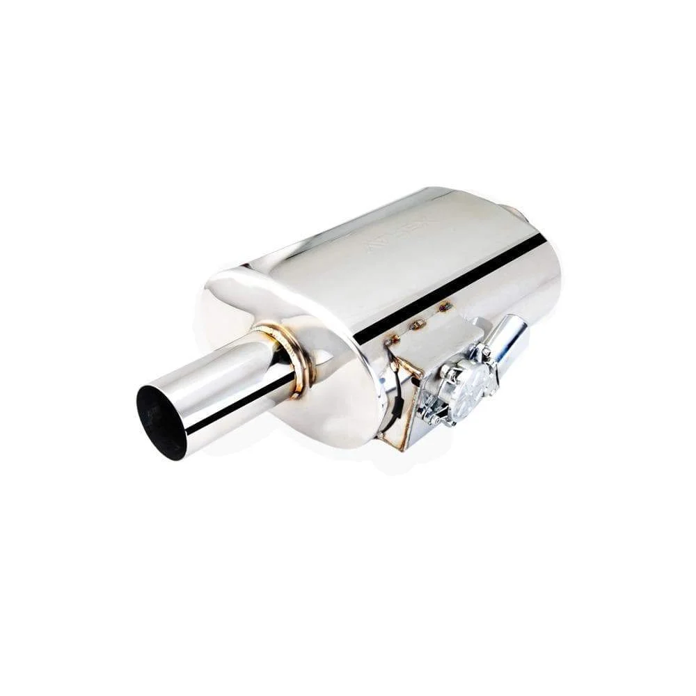 Varex Oval Muffler - 5"x8"x15"/ 2.5" Flanged Inlet / 2.5" Single-Wall Outlet (VMK40-250)