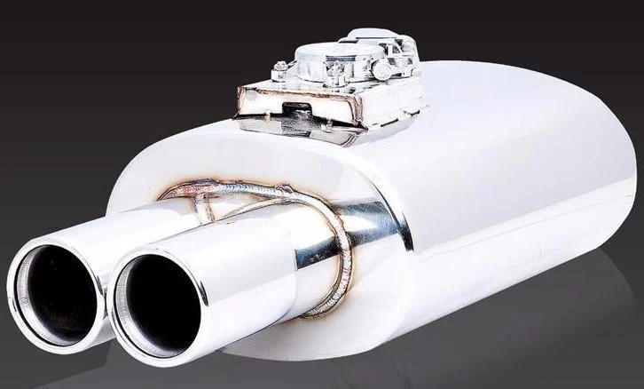 VAREX Universal Oval Muffler 3" Inlet / Dual 3" Tips (VMK5-300)