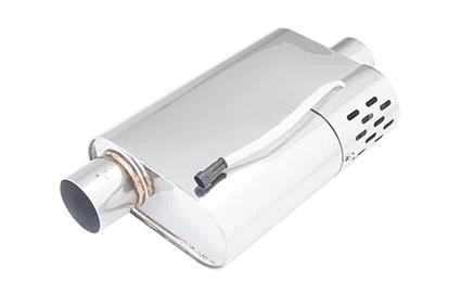 Varex/XForce Universal Oval Muffler w/o Tips - 2.5" Inlet/Outlet (VMK51-250)