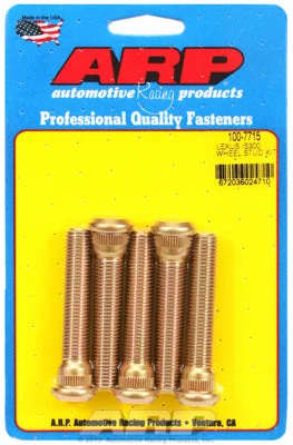 100-7715 | ARP Lexus IS300 M12x1.5inch Heat Treated 8740 Chromoly Steel 5 Pc Wheel Studs Kit