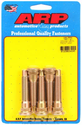 100-7721 | ARP Heat Treated 8740 Chromoly Steel Dodge Neon Extended Front Wheel Stud Kit 5 Pc
