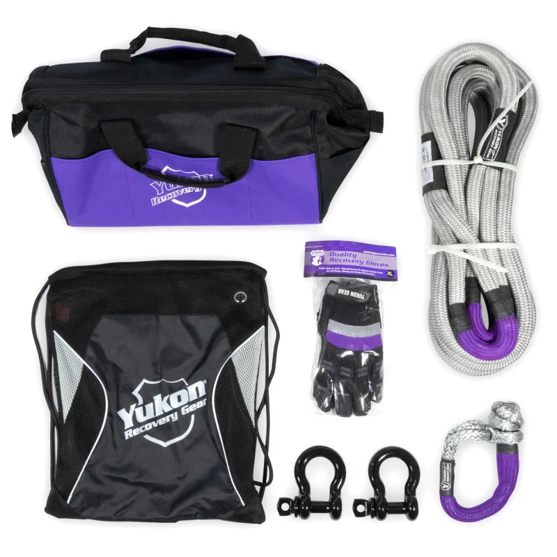 Yukon Gear Recovery Gear Kit w/7/8in Kinetic Rope