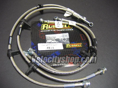 Russell Stainless Steel Braided Brake Lines 97-01 Integra Type R