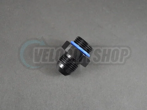 Russell -8 AN Flare To -8 AN Straight Male Dry Sump Union Fitting (Aluminum)