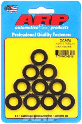200-8530 | ARP 7/16" x ID 13/16" OD Black Oxide Washers (Pack of 10)