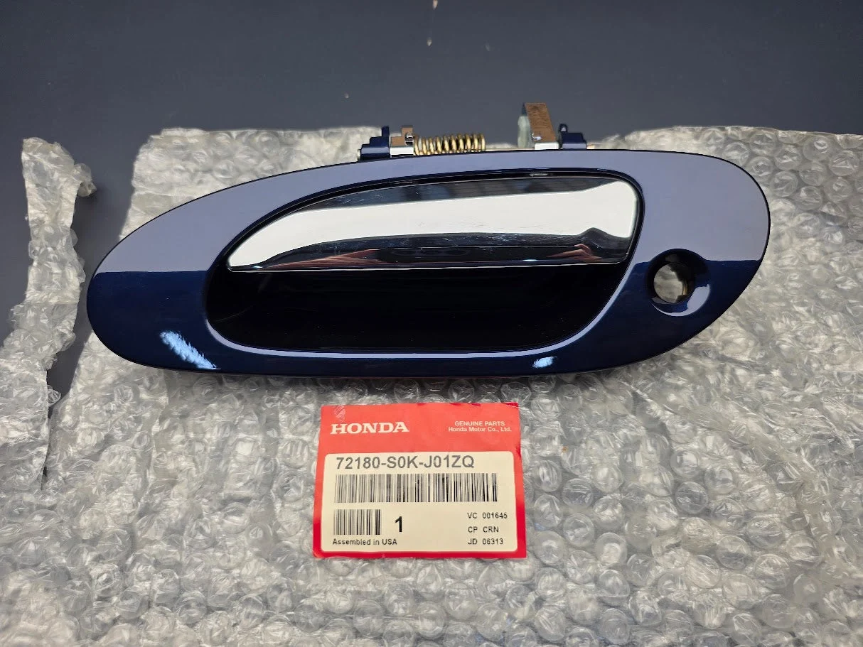 OEM Acura Front Left Exterior Door Handle Eternal Blue Pearl 2002-2003 TL