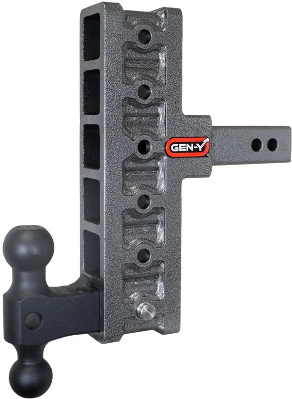 Gen-Y Mega Duty 2in Shank 7.5in Offset Drop 2K TW 16K Hitch w/GH-051 Dual-Ball