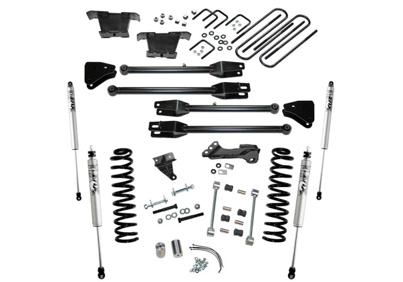 Superlift 08-10 Ford F-250 SuperDuty 4WD Diesel 4in Lift Kit w/ A 4 Link Conversion/Fox 2.0 Shocks