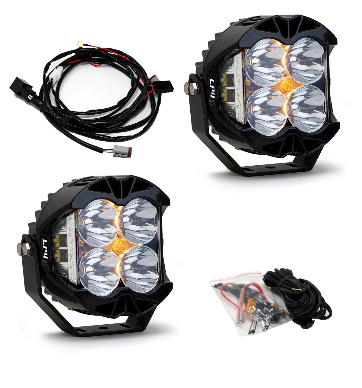 LP4 PRO SERIES White LED SPOT LIGHT - PAIR - 297801