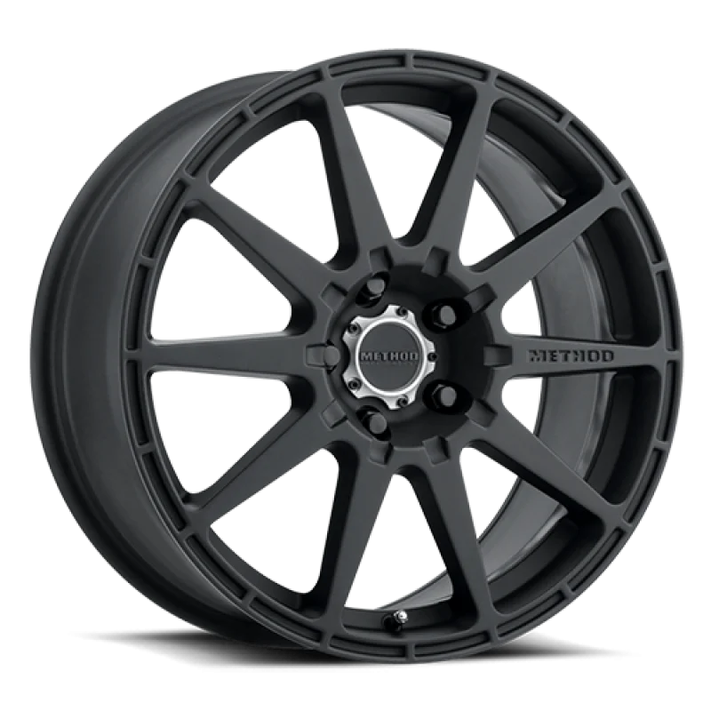 Method MR501 RALLY 17x8 +42mm Offset 5x100 67.1mm CB Matte Black Wheel