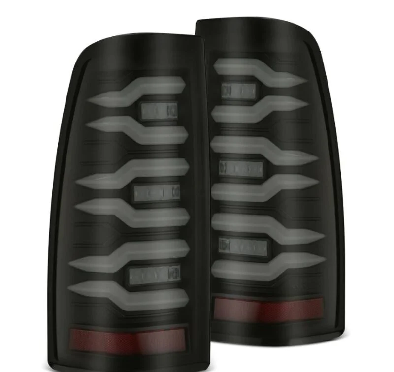AlphaRex 99-06 Chevrolet Silverado/99-06 GMC Sierra LUXX-Series LED Tail Lights - Black