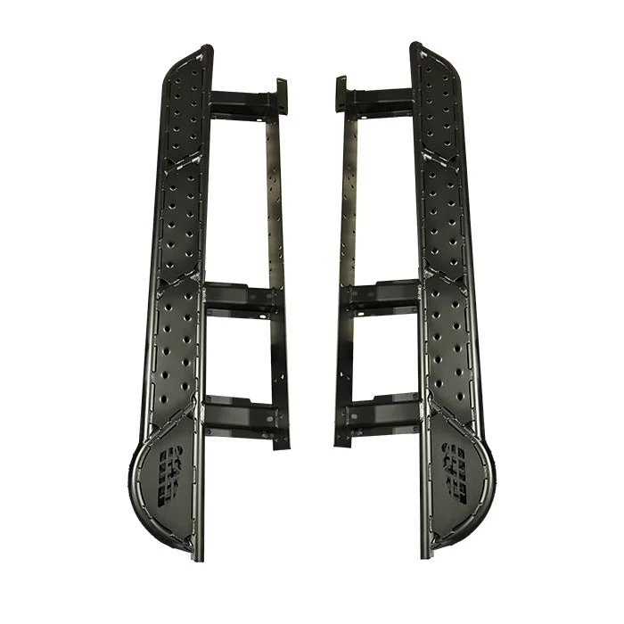 5th Gen Toyota 4Runner Overland Bolt On Rock Sliders DOM Upgrade No Kickouts 10-22 Toyota 4Runner CBI Offroad