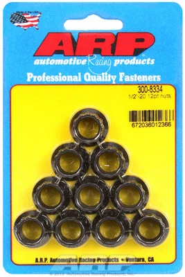 300-8334 | ARP 1/2in -20 12pt Nut Kit (Pack of 10)