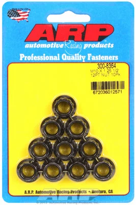 300-8364 | ARP M10 x 1.25 12pt Nut Kit (Pkg of 10)