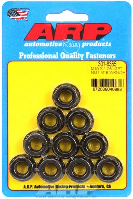 301-8355 | ARP M10 x 1.25 (5) 12-Point Nut Kit (Pack of 10)