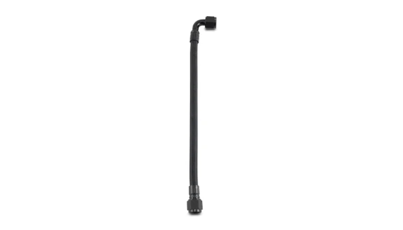 Vibrant 36 inch PTFE Hose Assembly w/ 10AN Straight and 90 Degree Female Fittings