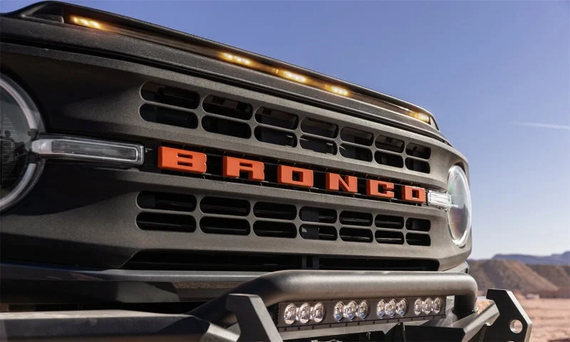 AVS 21-23 Ford Bronco 2/4Dr. Excl. Raptor Aeroskin LightShield Hood Protector - Black