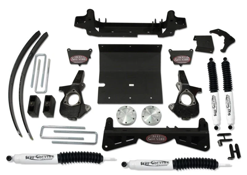 Tuff Country 2006 Silverado 1500 4X4 4in Lift Kt (w/3pc Sub Frm w/o Fctry Air Ride Shocks SX8000)