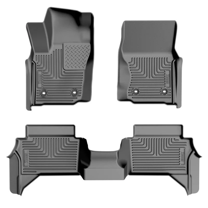 Husky Liners WeatherBeater Floor Liners 99281 | 2024-2026 Toyota Tacoma Hybrid | Black