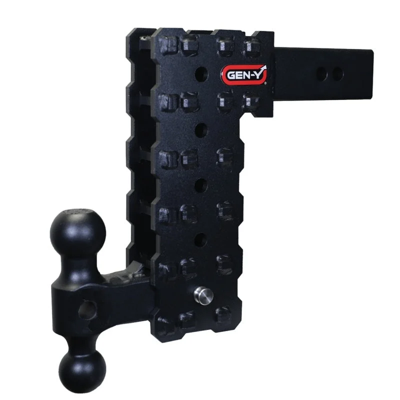 Gen-Y Phantom-X 2.5in Solid Shank 10in Drop 1.6K TW 16K Hitch w/GH-051 (No Flat Towing)