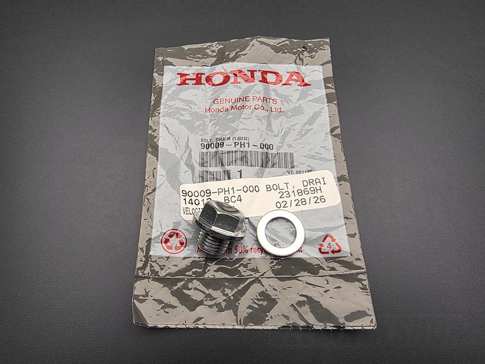 OEM Honda B-Series | D-Series Oil Pan Drain Bolt and Washer Combo
