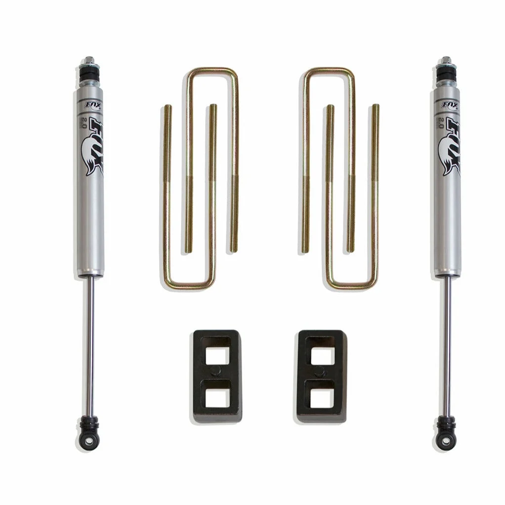 Rear Lift Box Kit W/ Fox Shocks - 2" Lift Height 2007-2021 Toyota Tundra 2WD/4WD Maxpro Elite