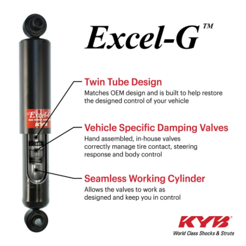KYB 19-21 Chevrolet Silverado 1500 / GMC Sierra 1500 (w/ Off Road Package) Excel-G Shock - Rear