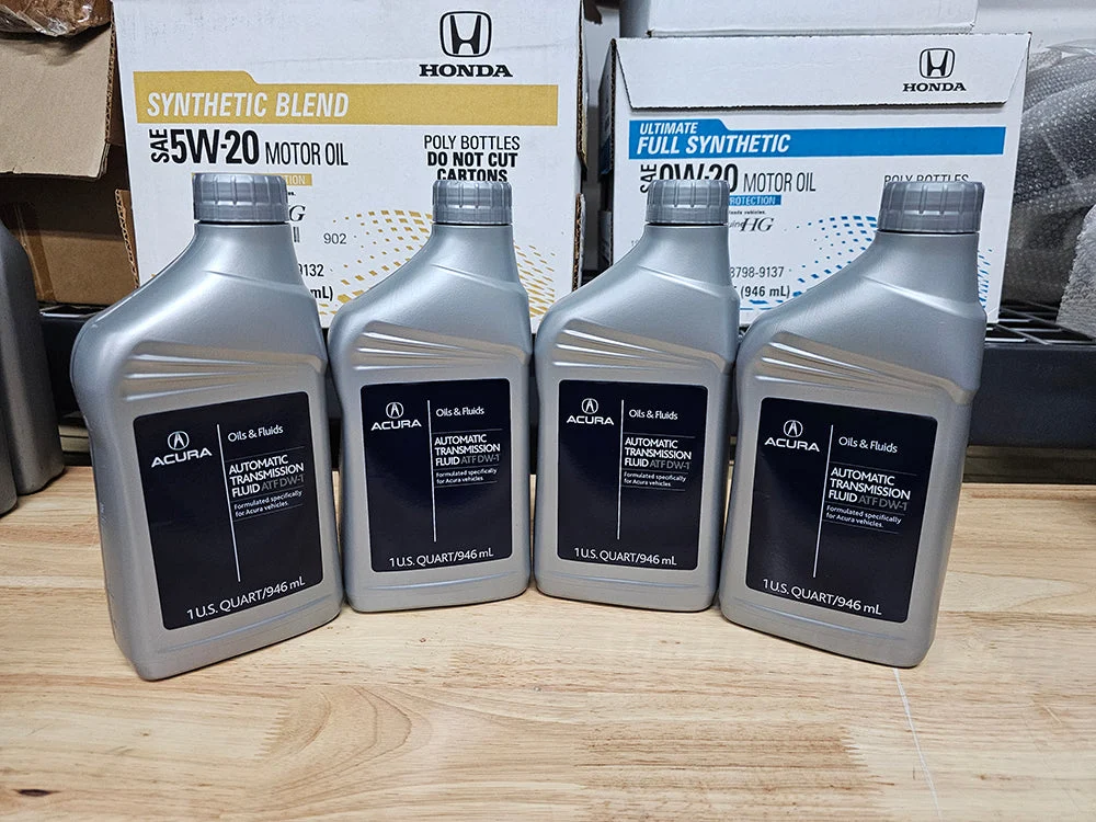 OEM Acura ATF-DW1 Automatic Transmission Fluid – 4 Quart Kit