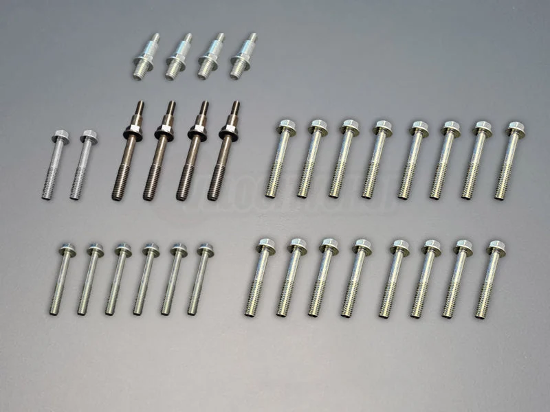 OEM B-Series VTEC Cam Cap Bolts and Valve Cover Studs 32pcs set